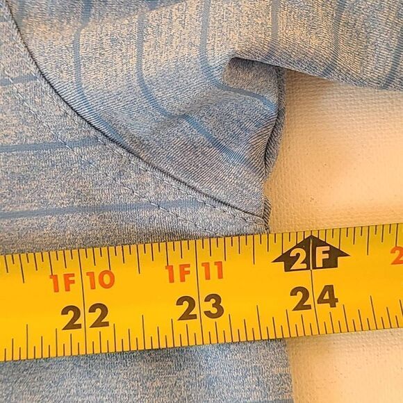 Dunning Golf Mens Light Blue Coolmax Polo Shirt Size Large - Picture 8 of 13